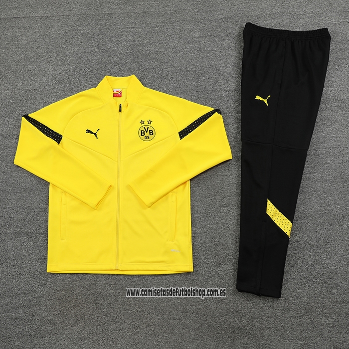 Chandal de Chaqueta del Borussia Dortmund 22-23 Amarillo